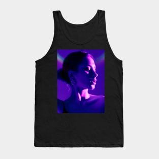 Indigo Portrait Tank Top